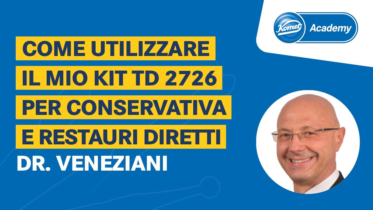 Il kit Komet del Dr Veneziani per restauri diretti