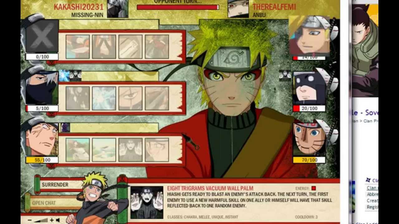 Naruto-Arena: +25 Streak Team September 2015