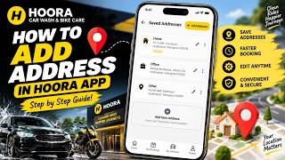 How to add an address in the Hoora app screenshot 5
