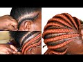 Five strands braids hairstyle for natural hair protective