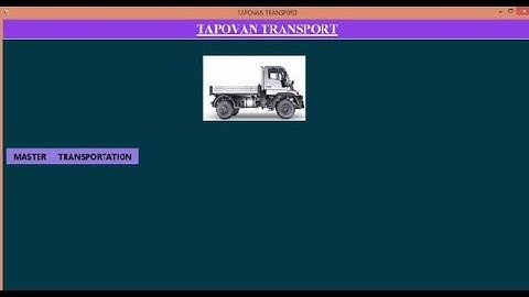 c# projects | Transport Management System | Desktop App | C# | Part-1