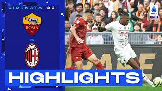 Roma-Milan 1-1 | Botta e risposta nel recupero all’Olimpico: Gol e Highlights | Serie A TIM 2022\/23