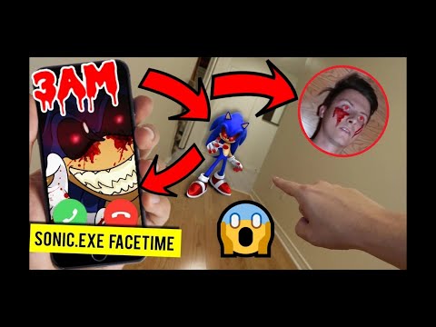 FACETIMING SONIC.EXE!!! GONE WRONG!!(NOT CLICKBAIT)أمي قبيحة