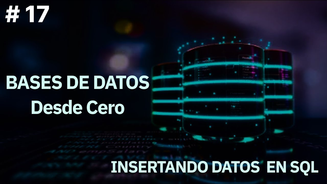 Bases De Datos Desde Cero | INSERTANDO DATOS #17 - YouTube