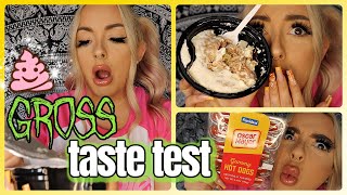 Trying GROSS & CRAZY WEIRD snacks 🤢🤢🤢