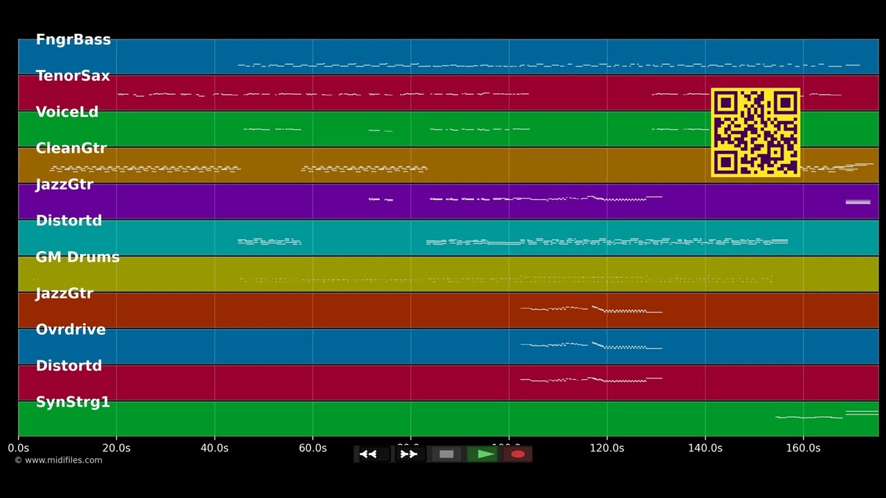 🎵 Lonely Day - System Of A Down (MIDI individual tracks) 🎹