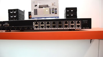 Best 8x8 HDMI Matrix Switcher from InfoComm 2018 (Model: JTECH-8X8-EX50M)