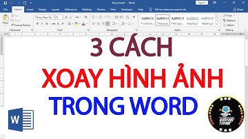 3 cách xoay hinh ảnh trong word