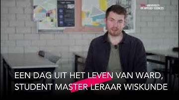 HAN Master | Leraar Wiskunde | Een dag uit het leven van Ward