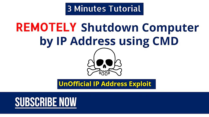 How to Remotely Shutdown Any Computer (Using IP Address)- 2020 Hidden Tutorials