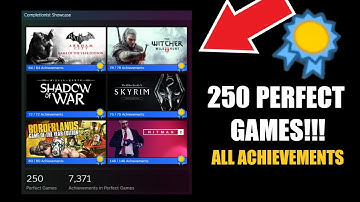 My 250 PERFECT STEAM GAMES (100% ALL ACHIEVEMENTS)