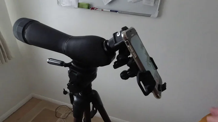 Practica cheap spotting scope with Celestron phone holder nexyz