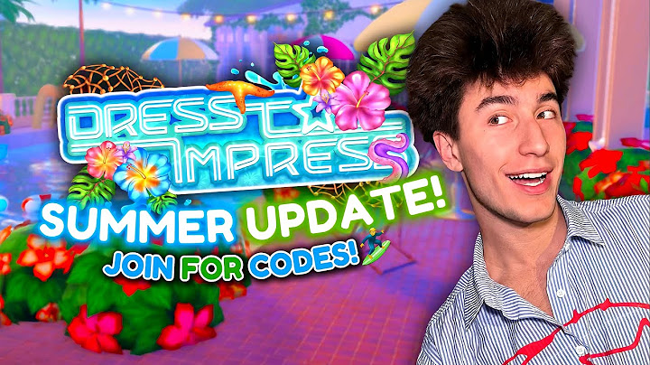 🛑LIVE! DRESS TO IMPRESS SUMMER UPDATE+ NEW CODES! JOIN ME!