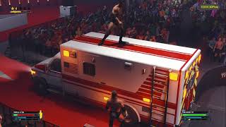 WWE2K24 Triple H vs The Rock
