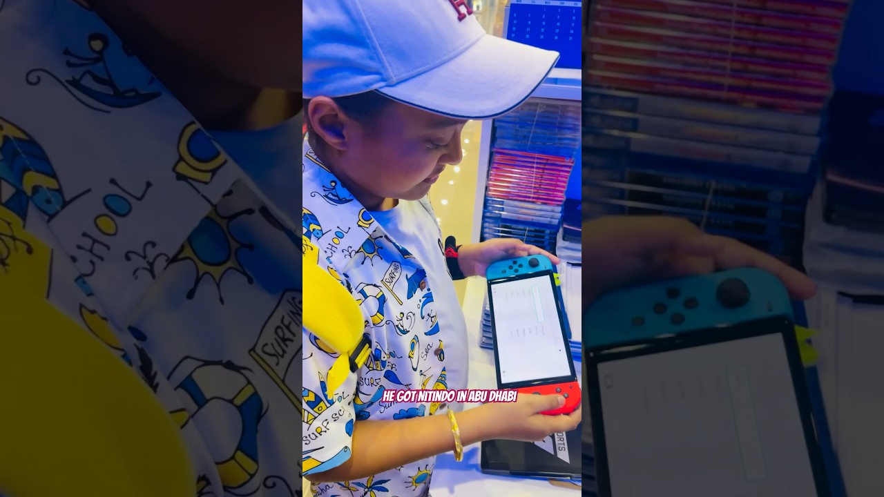 Nintendo Switch in Abu Dhabi UAE #nintendoswitch #ytshorts #nintendo #abudhabi