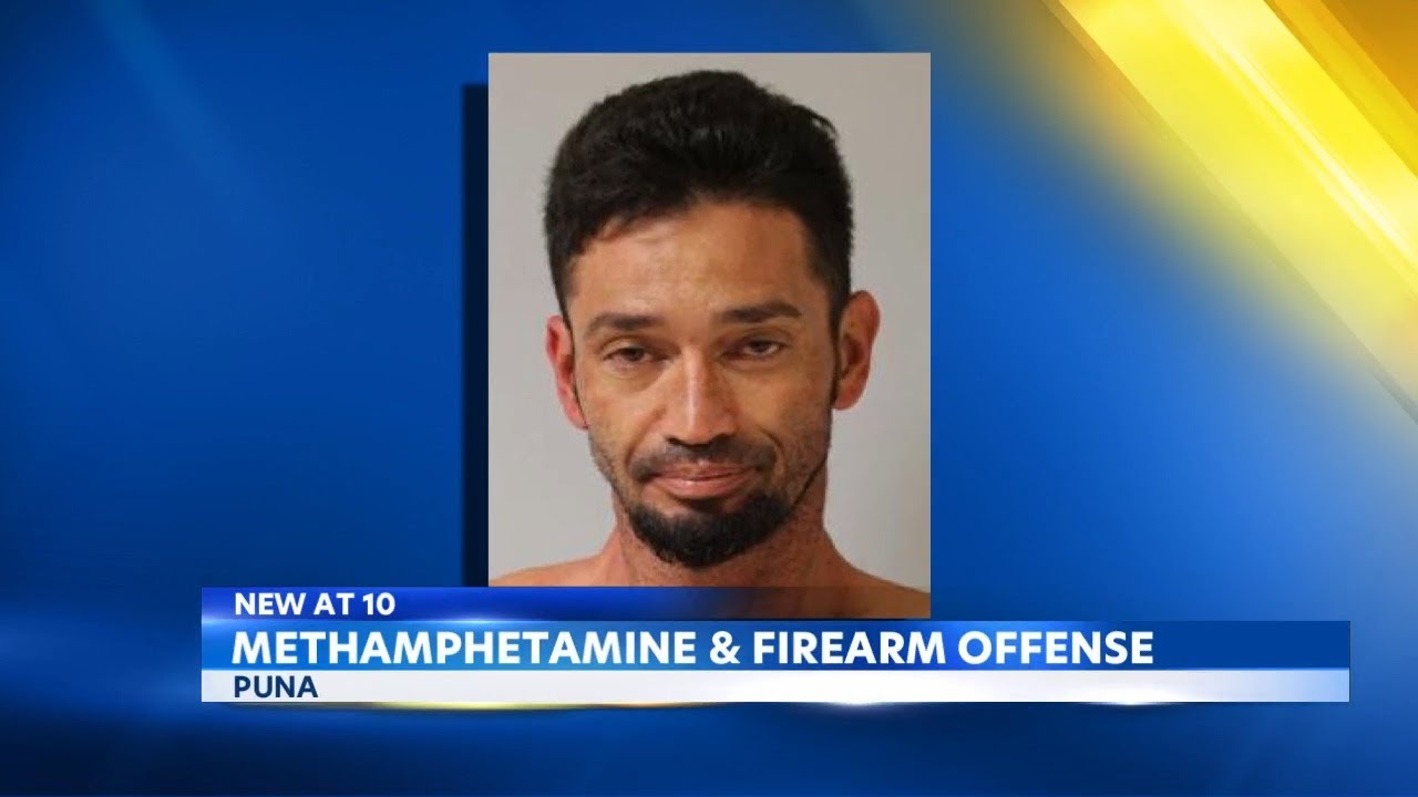 Police charges man with meth and firearm offenses after Puna arrest ...