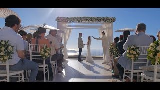 Danielle & Nick Wedding at  Le Ciel Santorini