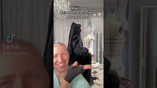 Making a light up ghost dress w/Lumisonata Ft Jeremythetea  #shorts #dressdesign #halloween