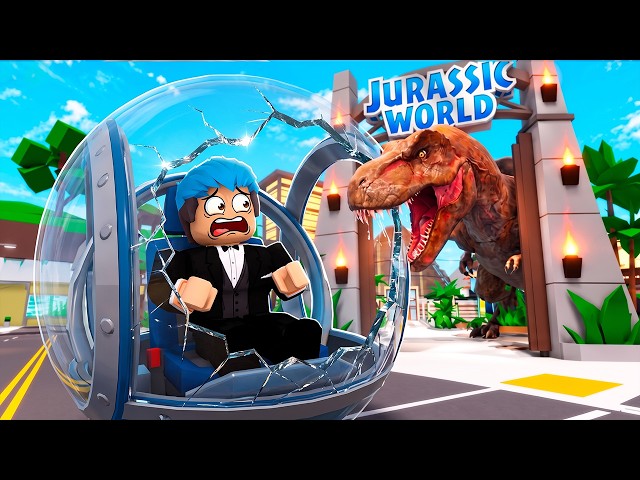 KINAGAT AKO NG DINOSAUR sa Brookhaven RP | ROBLOX