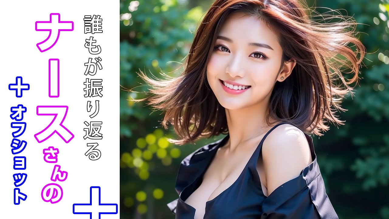 【じっくりボーイン】誰もが振り返るナースさんのオフショットAi写真集：グラビア写真集　#グラビア #ナース #看護師 #Aiフォト