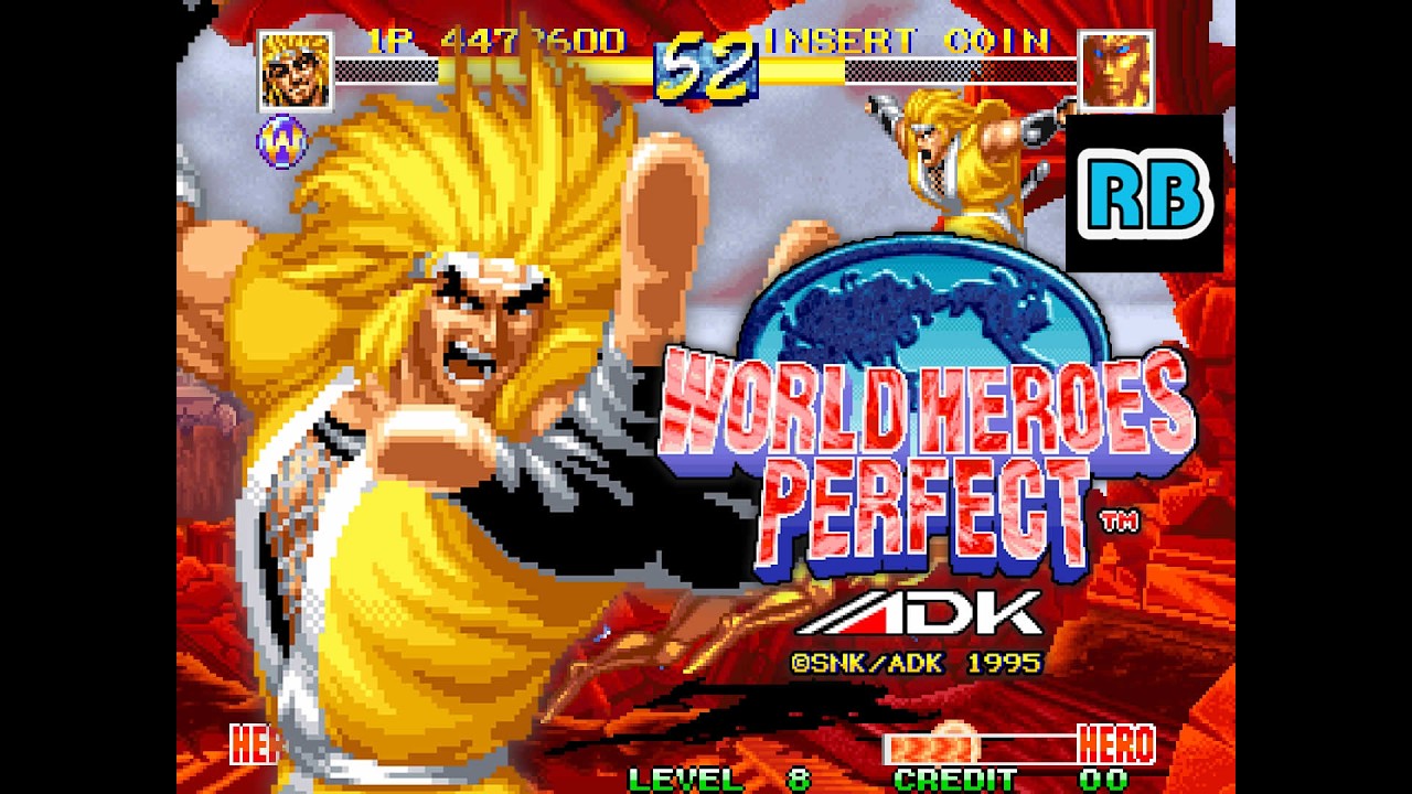 1995 [60fps] World Heroes Perfect (Euro) Fuuma Hardest ALL - YouTube