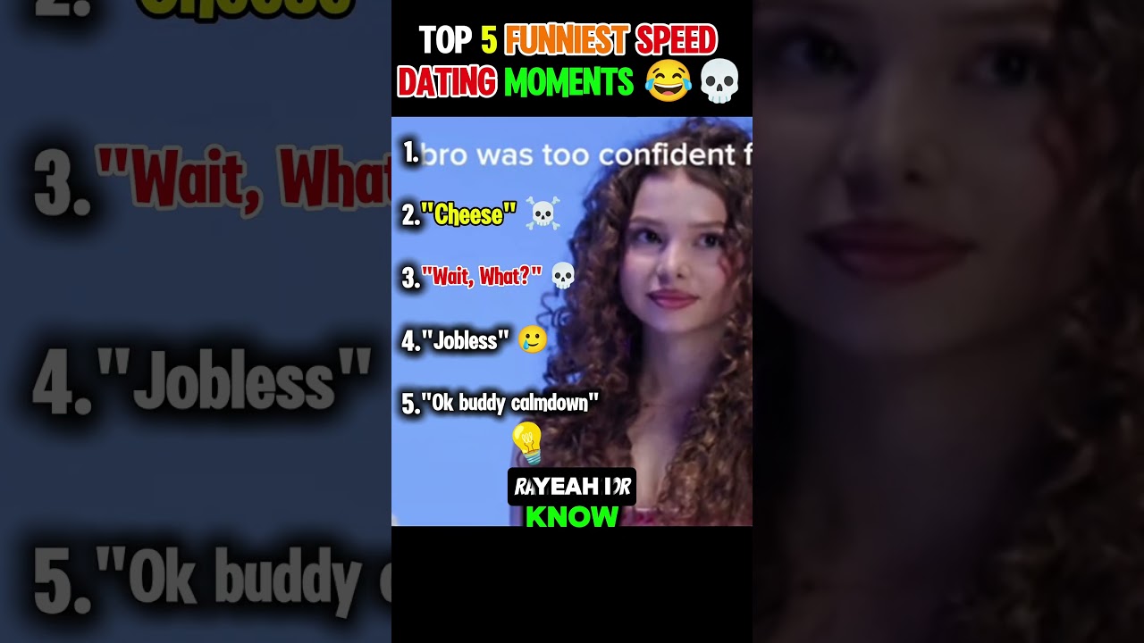 Top 5 Speed Dating Moments That Went HILARIOUSLY Wrong 😂💔