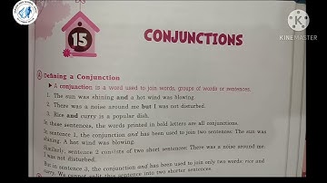 Class 7 English Grammar Ch:15 Conjunctions (Part 1)