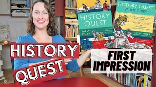 History Quest Homeschool History Program | Unboxing First Impression