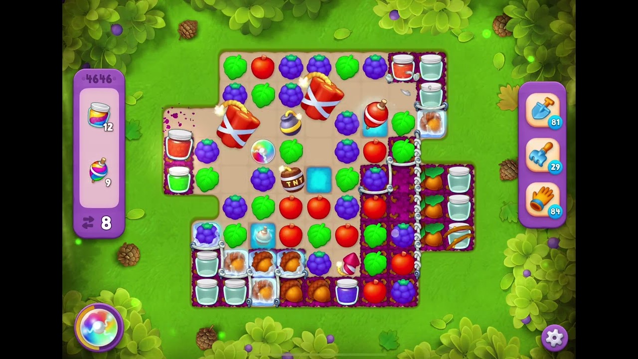 GardenScapes Level 4646 no boosters - YouTube