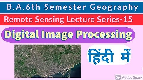 Digital Image Processing l Image transformation l Image enhancement