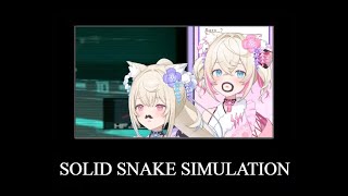 Celebrity FuwaMoco Sync - Solid Snake Simulation | Hololive En | Hololive En Sub Profile