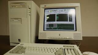 Impulse Tracker music player from 1998 running on real hardware MS-DOS 6.22 in the BACKROOMS