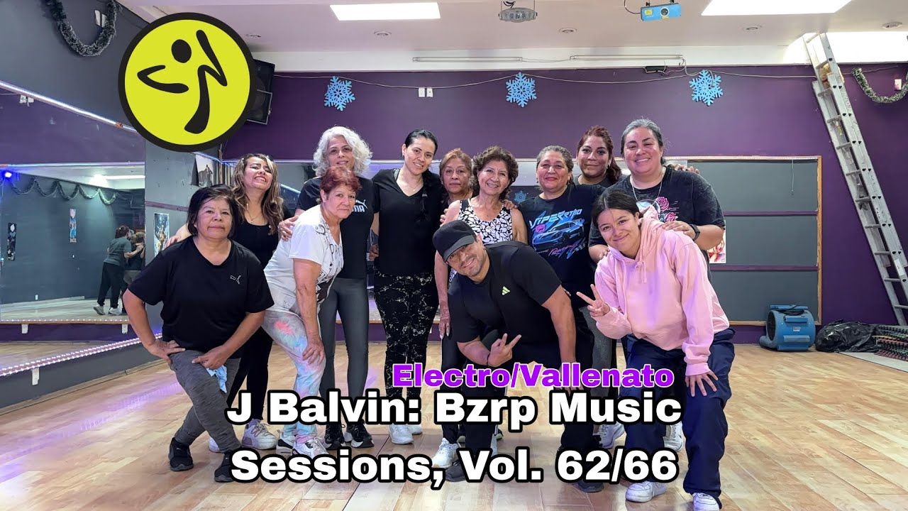 For Fun - J Balvin - Bzrp - Zumba Fitness - Vallenato / Electro -  Music Sessions, Vol. 62/66 - 