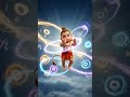 Cute Bal Hanuman's Divine Dance ✨ | Jai Shree Ram 4K Status | #shorts