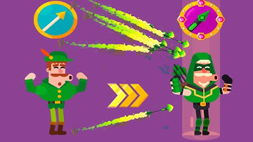 Bowmasters - Robin The Quickshooter Gameplay Walkthrough Part 1 (iOS, Android)