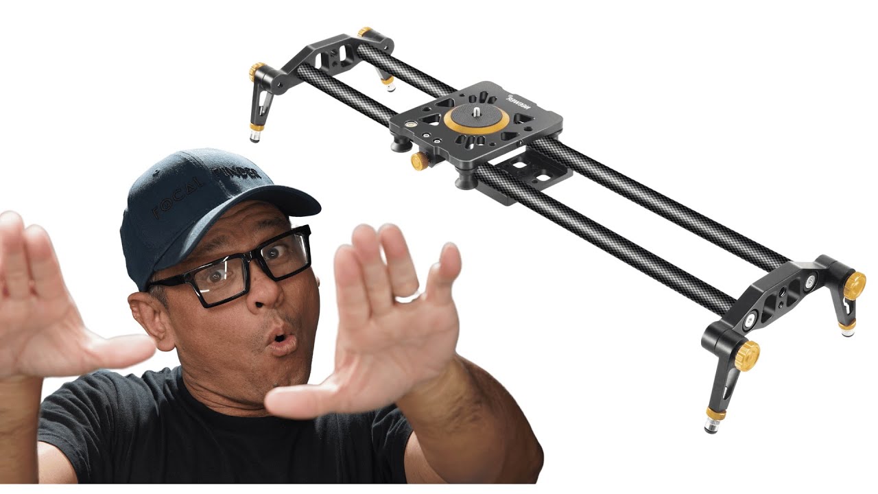 Review NEEWER 39.4 inches/100 Centimeters Carbon Fiber Camera Slider 