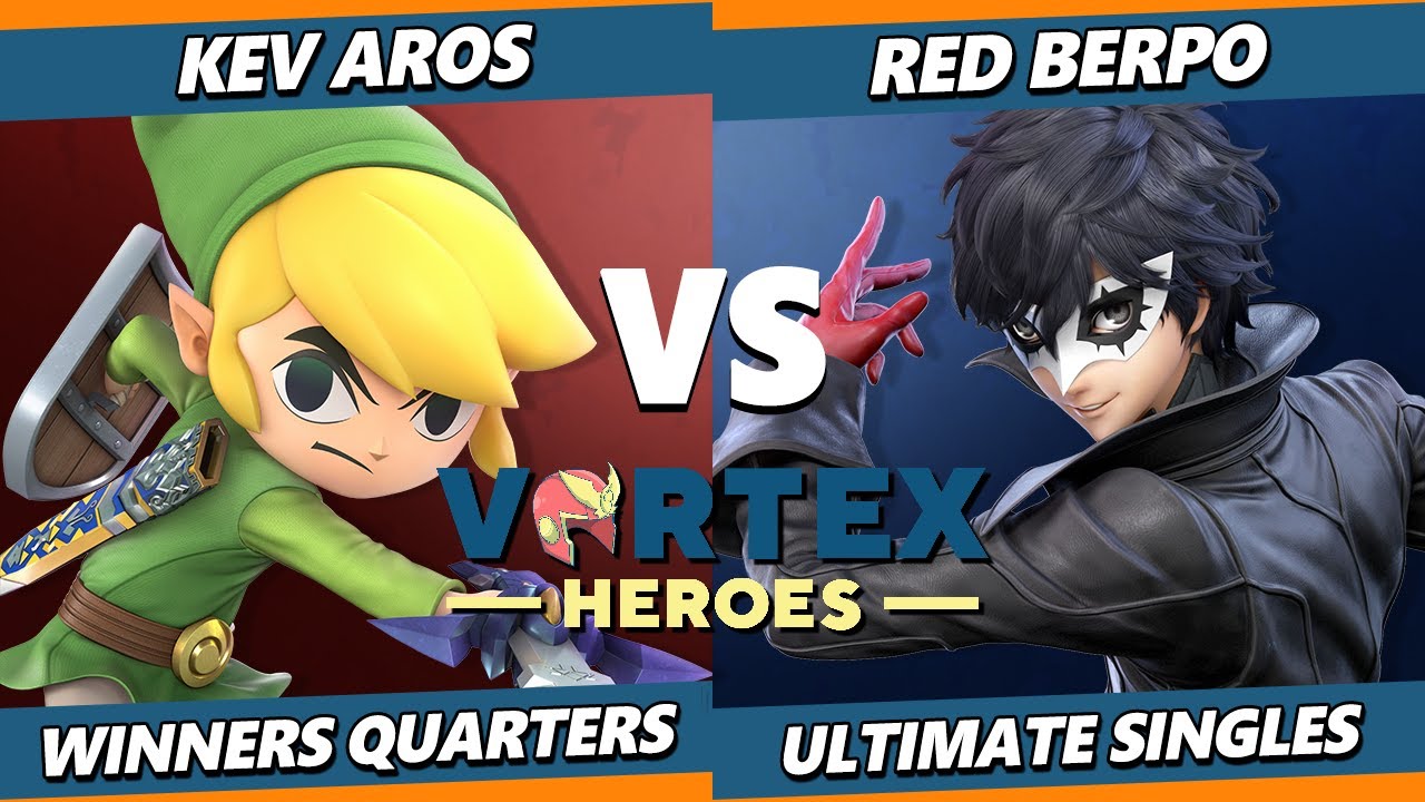 Vortex Heroes - Kev_aros (Toon Link) Vs. red berpo (Joker) SSBU Ultimate Tournament
