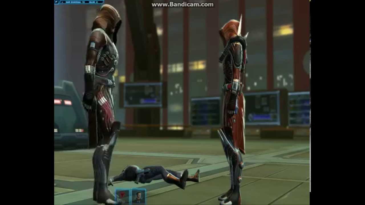 SWTOR Sith-Krieger Der Kampf gegen Lord Rathari - YouTube
