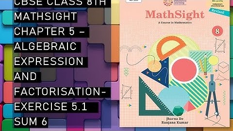 CBSE/Class 8th/Mathsight/Chapter5- Algebraic Expression And Factorisation/Exercise 5.1/ sum 6(a,b,c)