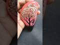 stone painting #shorts #ytshorts #shortsfeed #stoneart #flowers