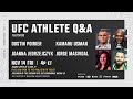 UFC Fighter Q&amp;A
