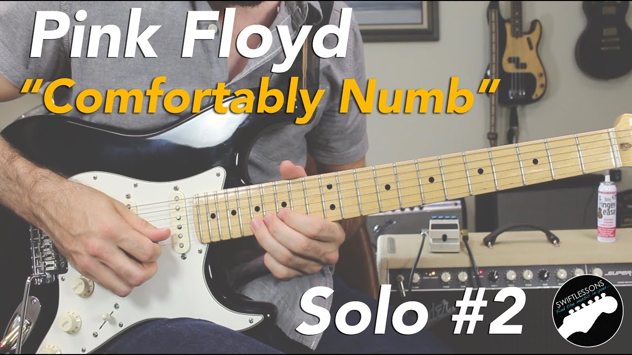 Pink Floyd Comfortably Numb 2nd Solo Lesson Part 2 Youtube