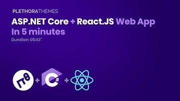 Launch an ASP.NET Core Web app with React.JS in 5 minutes