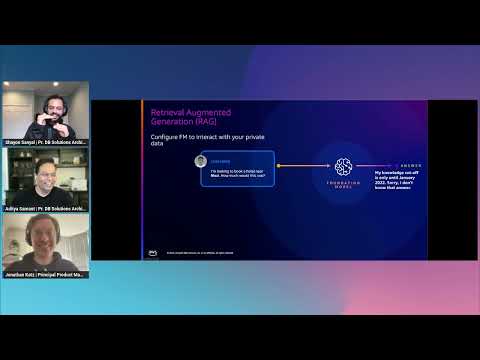 How to use Aurora as a Knowledge Base for Amazon Bedrock for RAG | The Data Dive on AWS OnAir S01 Episode cover