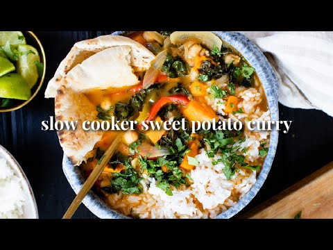 Slow Cooker Sweet Potato Curry | This Savory Vegan