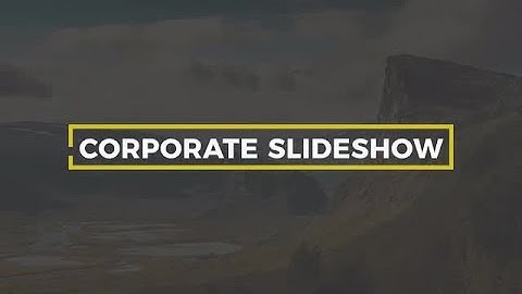 Corporate Slideshow After Effects Templates