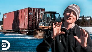 Trasladan contenedor para construir una casa | Alaska: La última frontera | Discovery Latinoamérica