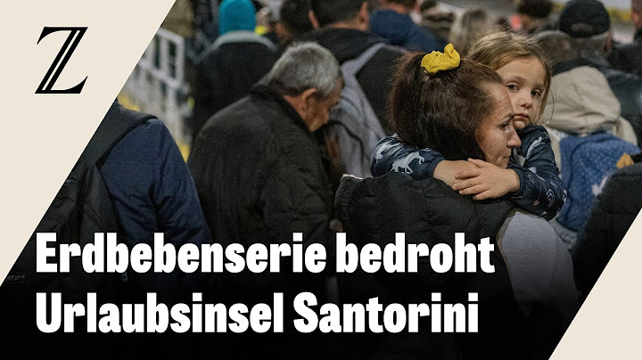 Menschen verlassen nach Erdbeben griechische Insel Santorini