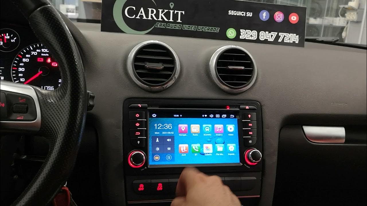 Audi A3 8P Autoradio navigatore Android più Carplay Carkit ck812ad