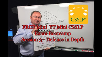 Free Certified Secure Software Lifecycle Pro (CSSLP)Exam Mini Bootcamp   Defense in Depth